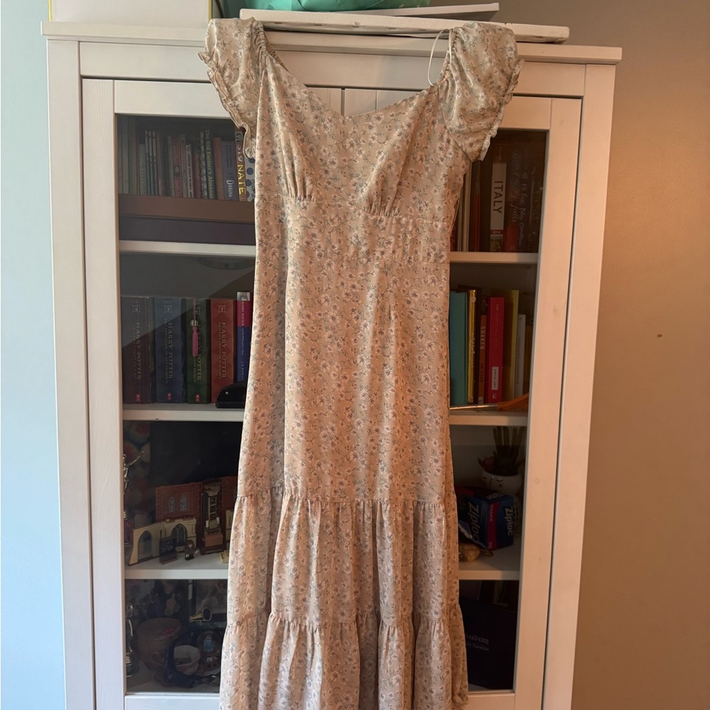 Floral Cream Dress